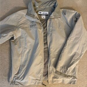 Columbia 90’s Vintage Tan Bomber Jacket Lightweight Coat